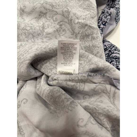 J. Jill Pure Jill Women's Pullover V-Neck Tunic Blouse 2X Long Sleeves Purple - Picture 4 of 9